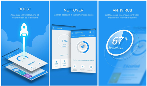 360 Security lance son application mobile 
