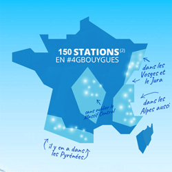 4G : Bouygues Telecom couvre 150 stations de ski