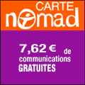 7.62  de communications gratuites sur Nomad !