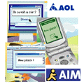 AOL lance "AIM par SMS"