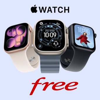 Apple Watch : le financement en 24 fois sans frais de Free est d�sormais disponible en ligne