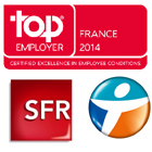 Bouygues Telecom et SFR reoivent  le label "Top Employer"