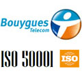 Bouygues Telecom reoit la certification ISO50001 par Bureau Veritas Certification
