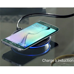 Test du chargeur à induction avec le Samsung Galaxy S6 