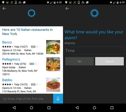Cortana pour Android : l'application est disponible aux États-Unis