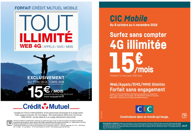 Crédit Mutuel Mobile et CIC Mobile lancent leur forfait web illimité 
