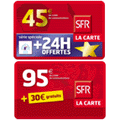 Deux nouvelles recharges SFR La Carte