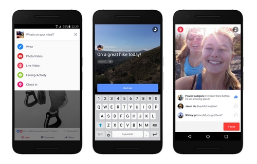 Facebook Live Video est disponible sur Android, mais uniquement aux États-Unis