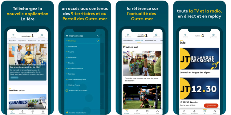 France Télévisions lance sa nouvelle application ultramarine sur iOS et Android