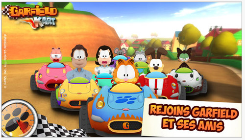 Garfield Kart débarque sur IOS et Android