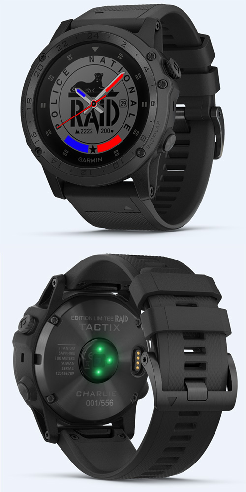 Garmin Tactix Charlie, une montre utilisée par les membres du RAID