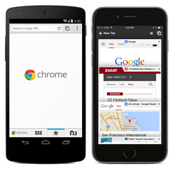 Google Chrome : 800 millions d'utilisateurs actifs conquis par mois sur mobile 