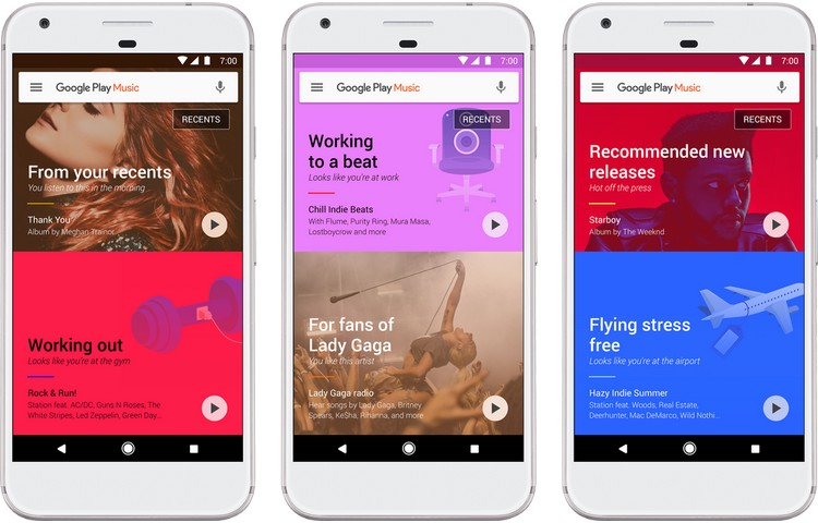 Google Play Music : des playlists pour toutes les situations avec la nouvelle mise à jour