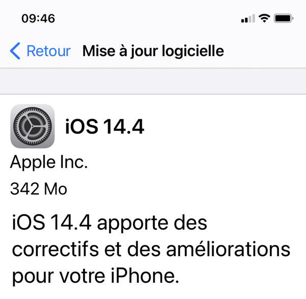 iOS 14.4 : Apple corrige trois failles de sécurité actuellement exploitées par des hackers