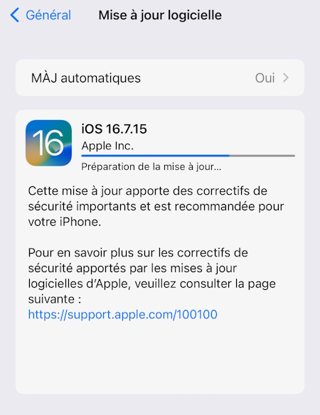 iPhone : Apple tire la sonnette d'alarme face à des attaques actives et appelle à une mise à jour immédiate d'iOS iPhone : Apple tire la sonnette d'alarme face à des attaques actives et appelle à une mise à jour immédiate d'iOS