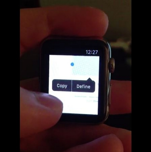 L'Apple Watch peut tourner avec le navigateur Safari