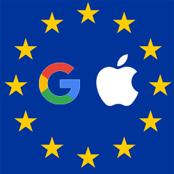 L'Union europenne accentue la pression sur Google et Apple pour pratiques anticoncurrentielles