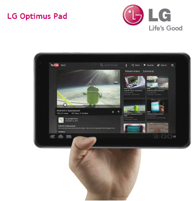La tablette LG Optimus Pad débarque en France