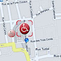 La Ville de Bordeaux permet aux personnes handicapes de trouver des places de parking via leur mobile