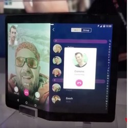Lenovo présente son prototype d'hybride smartphone et tablette, le Folio