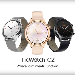 Mobvoi lance la TicWatch C2, une montre connecte Classique sous Wear OS par Google