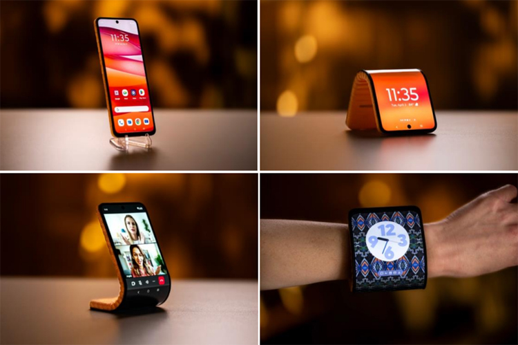 Motorola dévoile son concept de smartphone flexible