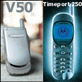 Motorola lance deux nouveaux tlphones WAP : le V50 et le Timeport 250