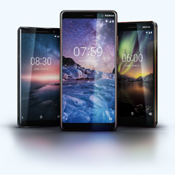 Nokia : cinq nouveaux tlphones sont prsents au MWC 2018