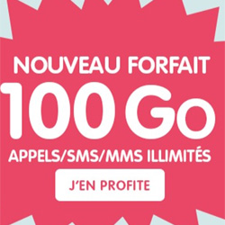 NRJ Mobile : Forfait 100 Go  9,99 