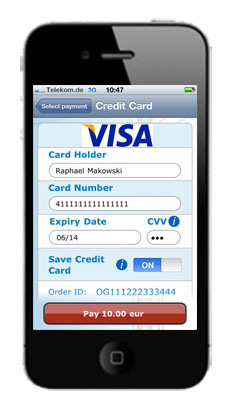 Ogone lance ses in-apps de paiement prêtes à l'emploi pour applications mobiles iOS et Androïd
