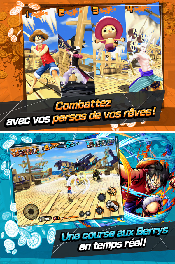 One Piece Bounty Rush est disponible sur mobile