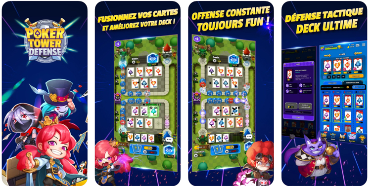 Poker Tower Defense est disponible sur mobile