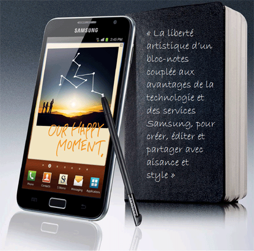 Samsung Galaxy Note : un terminal 5 pouces à mi-chemin entre le smartphone et la tablette