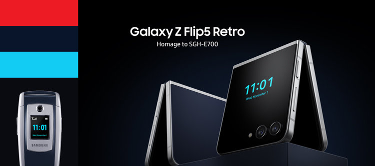 Samsung rend hommage au SGH-E700 avec son Galaxy Z Flip 5 Retro en édition limitée