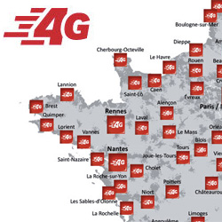 La 4G de SFR disponible dans 1 370 villes de l'Ouest