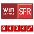 SFR simplifie l'accès au Wifi via le 9434 à partir d'un mobile