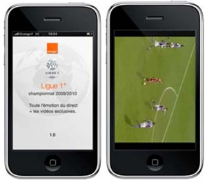 La Ligue 1 en direct sur l'iPhone avec Orange
