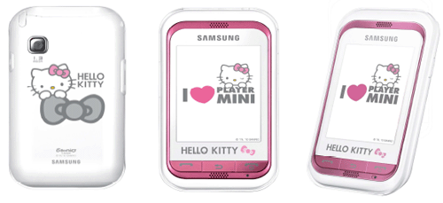 Hello Kitty habille le nouveau mobile Samsung Player Mini