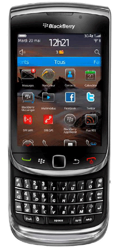 Le BlackBerry Torch 9800 débarque le 5 octobre chez SFR