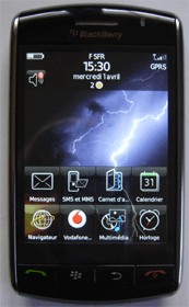 Téléphone Blackberry Storm 9500