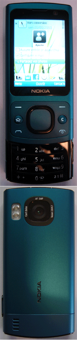 Téléphone Nokia 6700 slide