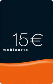 Téléphone Recharge Mobicarte 15 € -Plan Soir et Week End-
