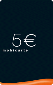 Téléphone Recharge Mobicarte 5 € -Plan Soir et Week End-